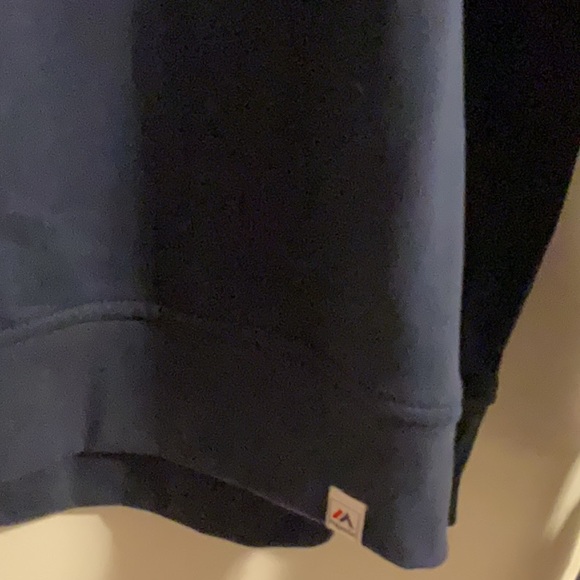 Majestic NFL Navy New England Patriots Crewneck Sweatshirt XXL NWT - Picture 6 of 11